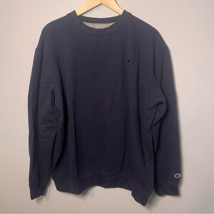 Champion Authentic Athleticwear Crewneck Men’s XLT Tall Navy Blue Sweatshirt